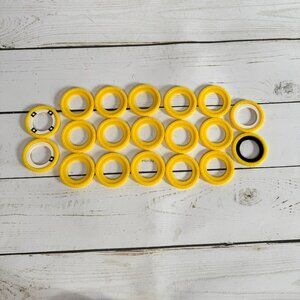 Connect 4 Launchers 2010 Hasbro 15 Yellow Launchers 4 Power Checkers Replacement